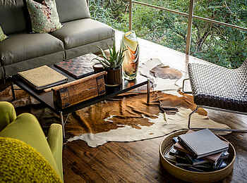 Singita Sweni Lodge: Lounge