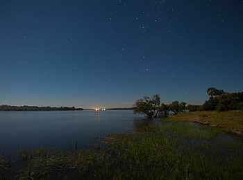 Victoria Falls River Lodge: Sternenhimmel über dem Sambesi