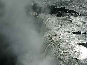 Waterberry Lodge: Luftbild der Viktoriafälle