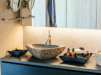 Cheetah Plains Mvula House: Waschbecken in einem Gästezimmer Cheetah Plains Mvula House: Waschbecken in einem Gästezimmer