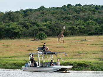 Magashi Camp: Tierbeobachtung vom Boot aus