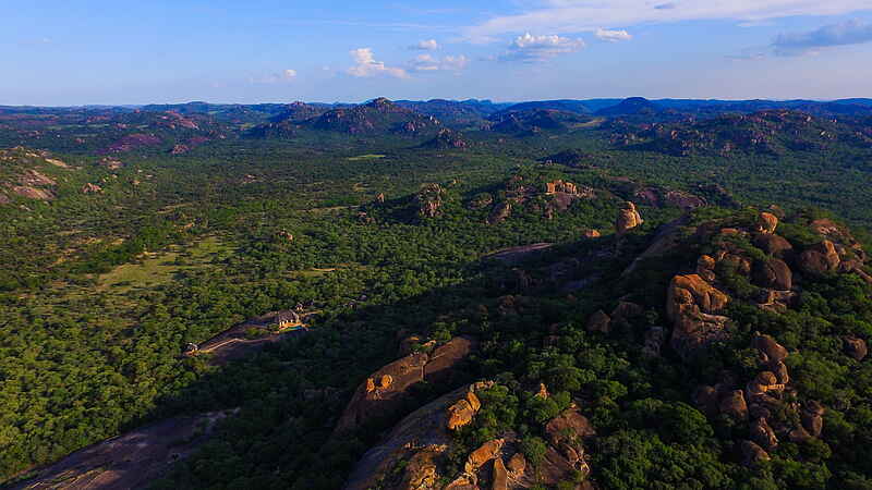 Matobo Hills Lodge: Sonnenbeschienene Felsen Matobo Hills Lodge: Sonnenbeschienene Felsen