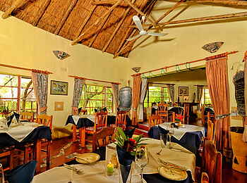 Musangano Lodge: Das Restaurant