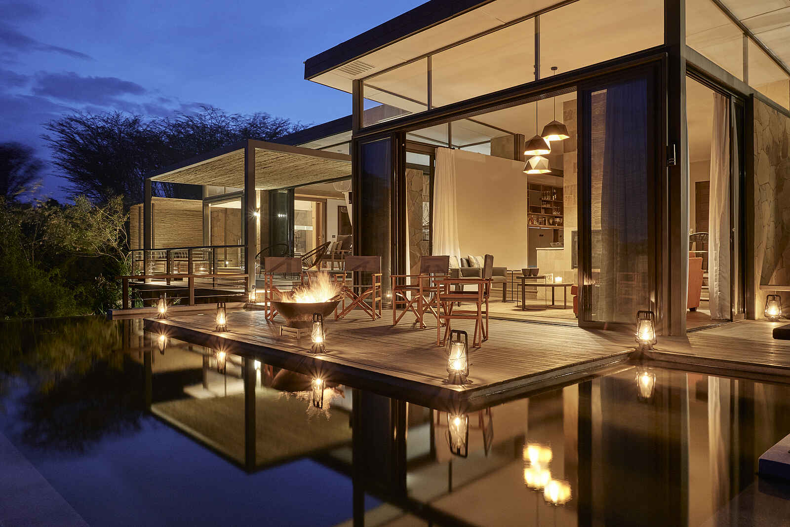 Sanctuary Olonana: Blick auf die Geoffrey Kent Suite Sanctuary Olonana: Blick auf die Geoffrey Kent Suite