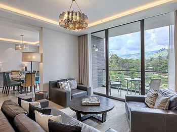 Gran Melia Arusha: Wohnbereich der Grand Suite