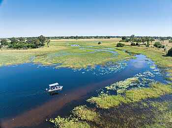 Karangoma Camp: Bootsfahrt Karangoma Camp: Bootsfahrt