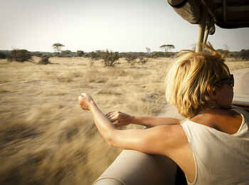 Kigelia Camp: Fahrtwind Kigelia Camp: Fahrtwind