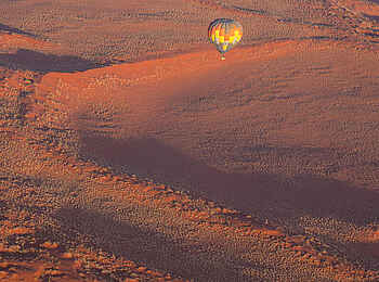 Kwessi Dunes Lodge: In der Luft