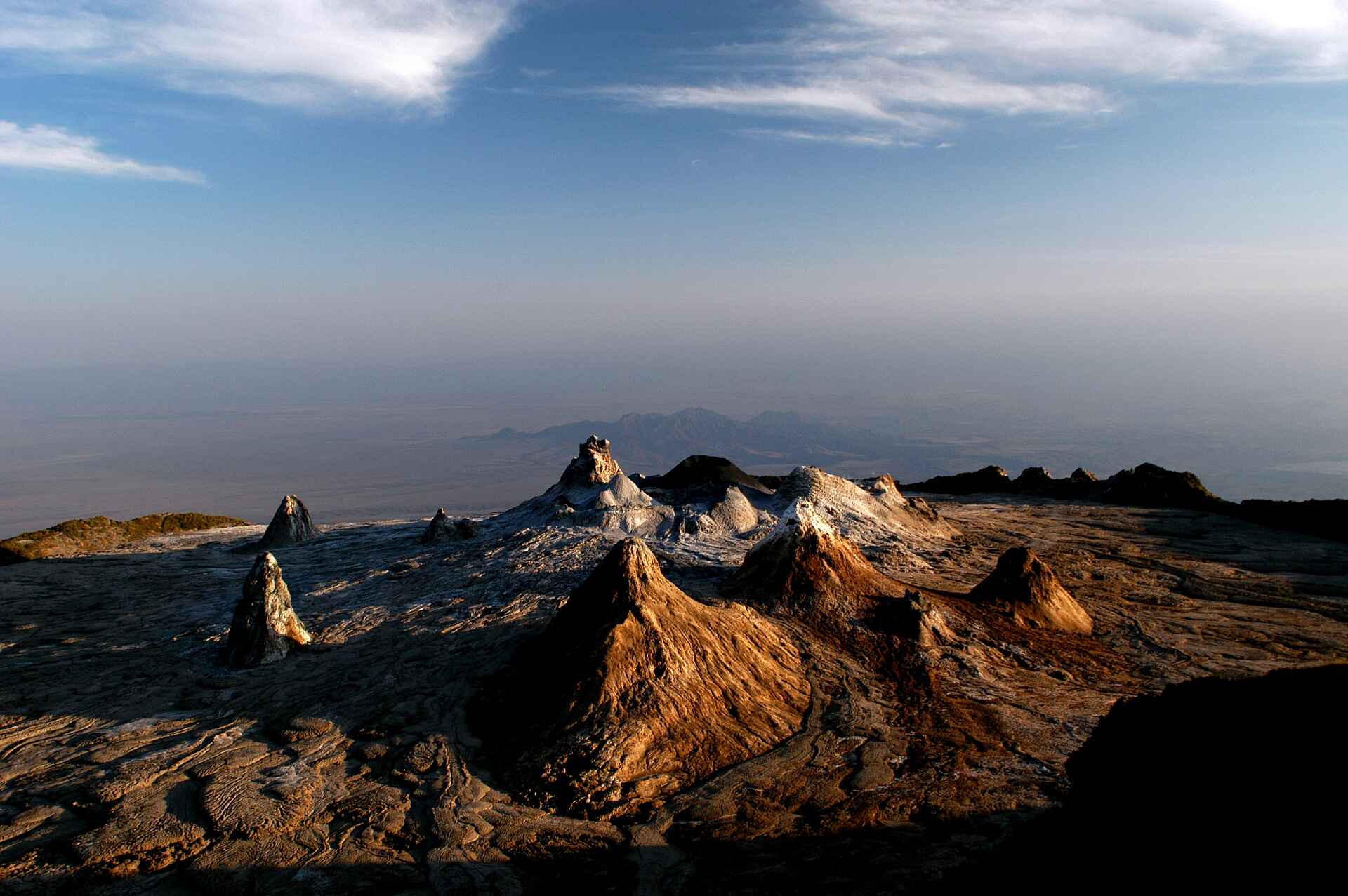 Lake Natron Camp, landschaft, natronsee oldoinyo, vulkane, Gebirge