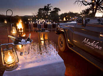 Madikwe Safari Lodge Lelapa: Kleine Bar im Freien