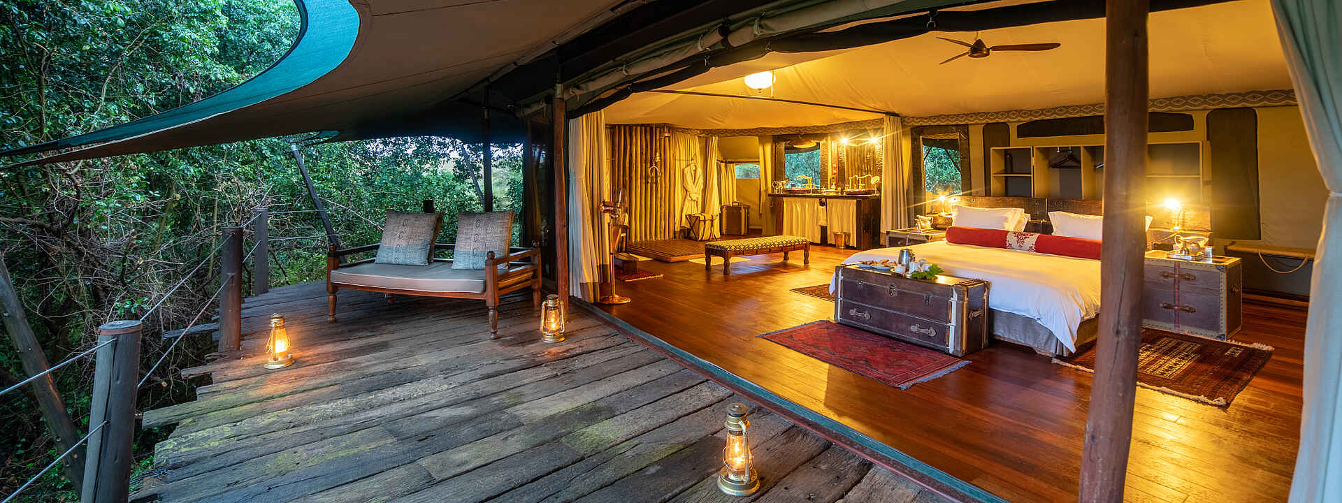 Mara Plains Jahazi Suite: Blick in die Suite