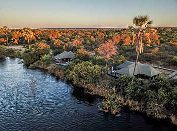 Old Drift Lodge: Die Lodge aus der Vogelperspektive Old Drift Lodge: Die Lodge aus der Vogelperspektive