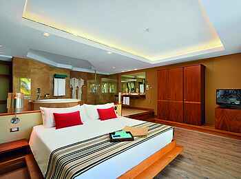 Shandrani Beachcomber Resort and Spa: Junior Suite Bett Shandrani Beachcomber Resort and Spa: Junior Suite Bett