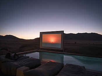 Zannier Hotels Sonop: Open-Air Kino am Pool Zannier Hotels Sonop: Open-Air Kino am Pool