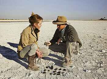 Camp Kalahari: Steinwerkzeug aus vorgeschichtlicher Zeit