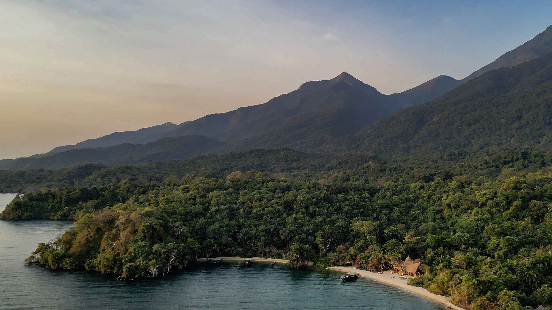 Greystoke Mahale Lodge: Aus der Vogelperspektive