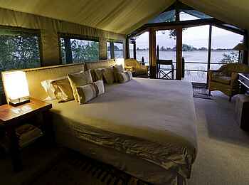 Jacana Camp: Zeltinneres Jacana Camp: Zeltinneres