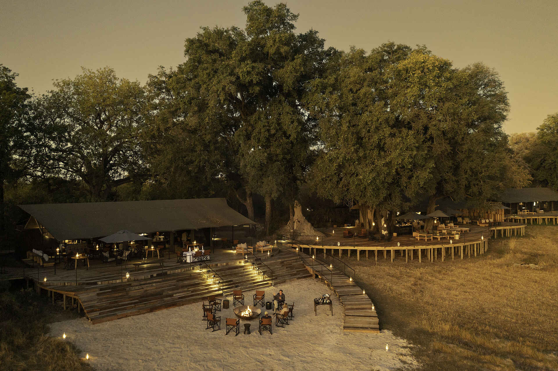 Kiri Camp: Blick auf den Zentralbereich