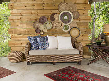 MmaTsebe Tented Camp: Sitzecke in Lounge