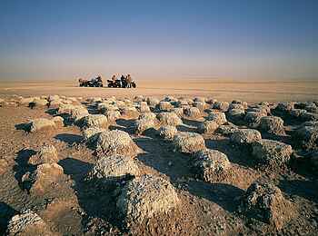 Camp Kalahari: Quadbike-Tour nach Kubu Island