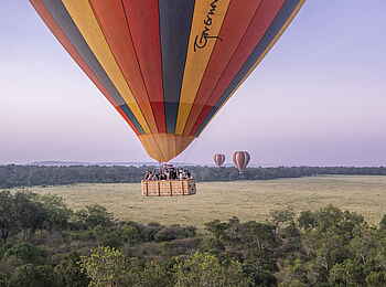Governor´s Camp: Ballonfahrt