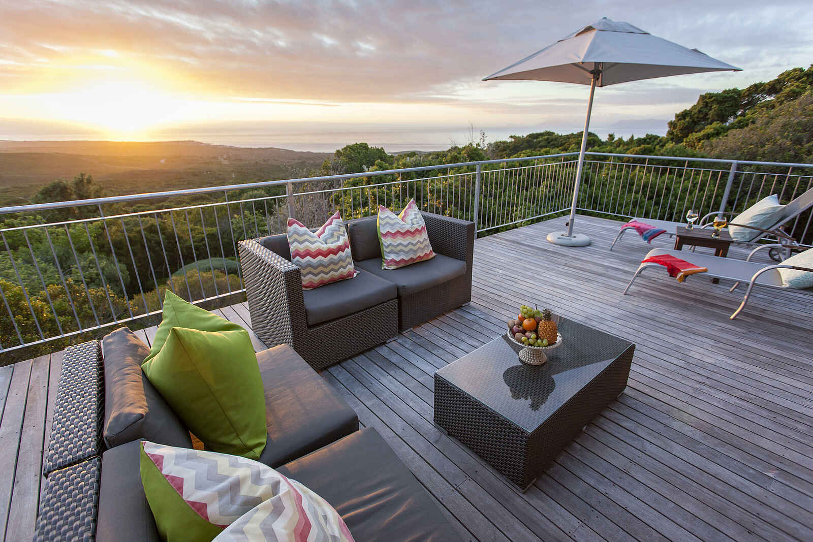 Grootbos Garden Lodge: Forest Cottage Terrasse Grootbos Garden Lodge: Forest Cottage Terrasse