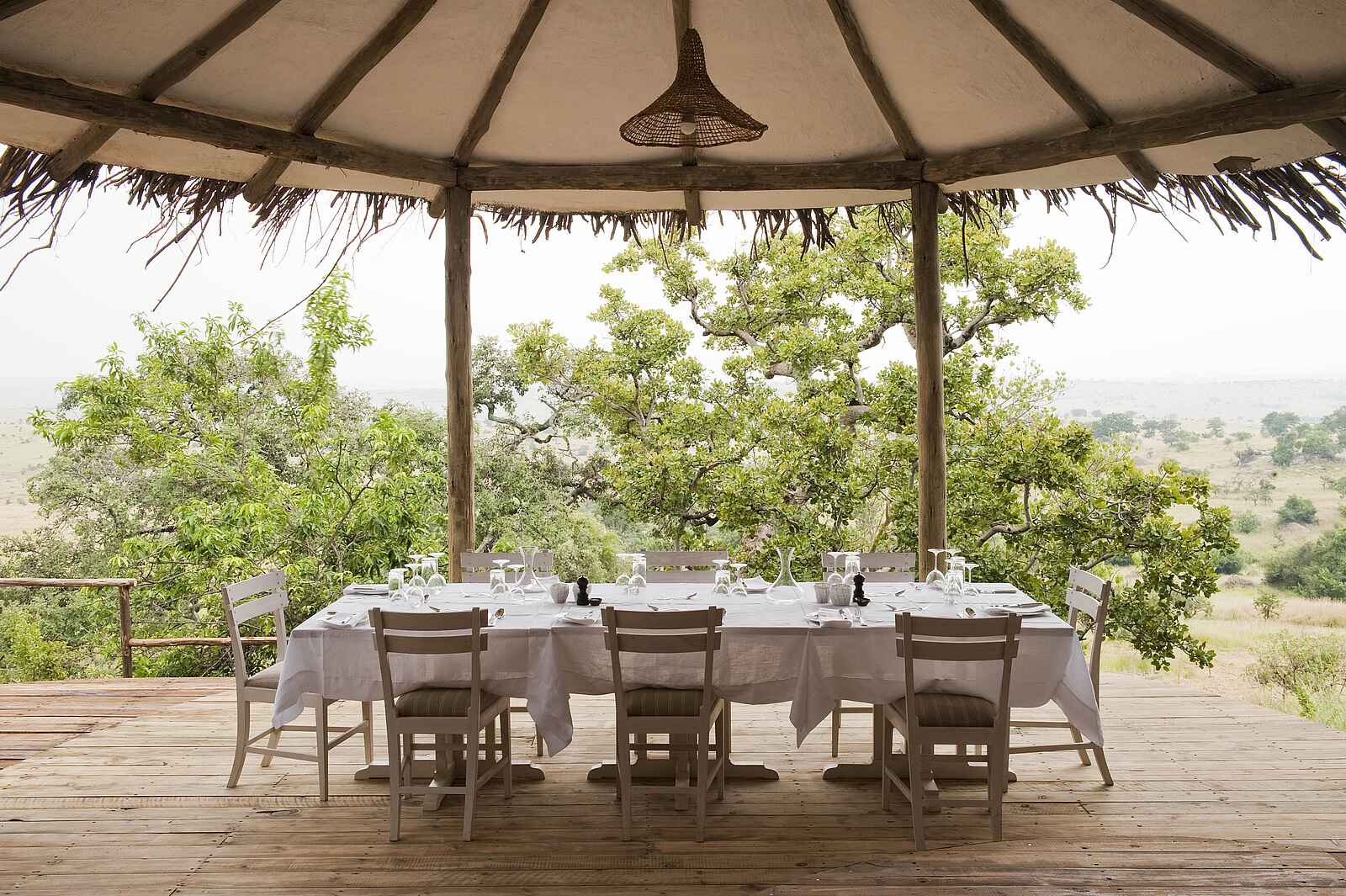 Mkombes House Lamai: Überdachte Veranda Mkombes House Lamai: Überdachte Veranda