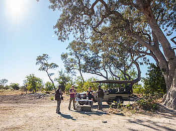 Rra Dinare Camp: Kaffee im Busch