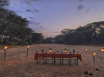 Saruni Samburu: Busch-Dinner