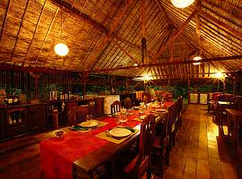 Masoala Forest Lodge: Dinner abends Masoala Forest Lodge: Dinner abends