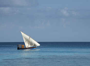 andBeyond Mnemba Island Lodge: Ausflug mit dem Dhow