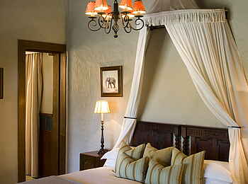 &Beyond Ngala Safari Lodge: Doppelbett eines Cottages