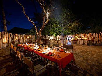 Chitabe Lediba Camp: Bushdinner