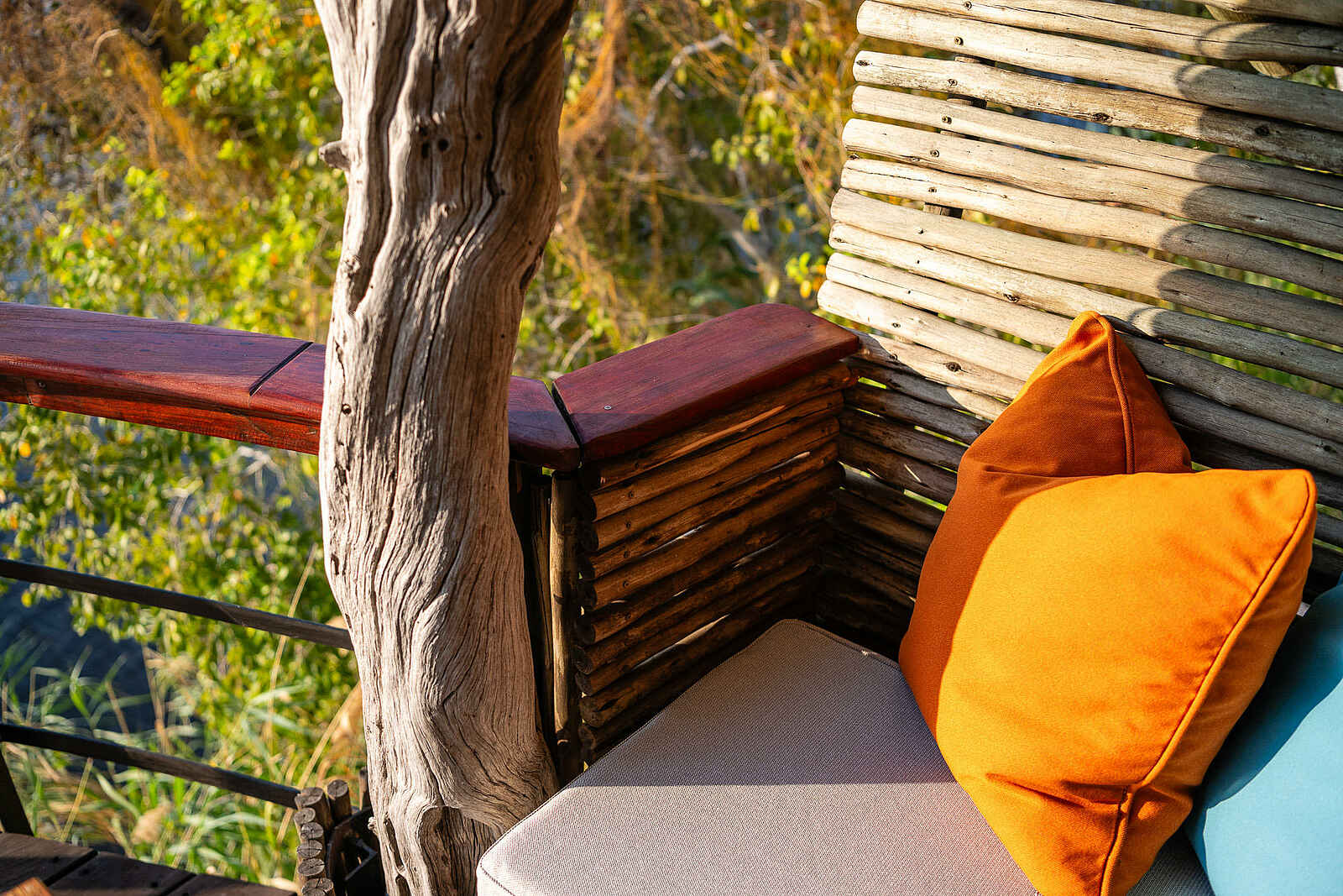 Chobe Water Villas: Terrasse Chobe Water Villas: Terrasse