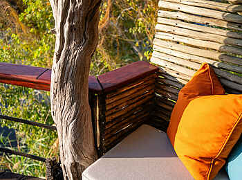 Chobe Water Villas: Terrasse