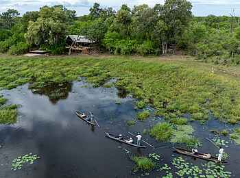 Mma Tsebe Tented Camp: Mokoro-Ausflug Mma Tsebe Tented Camp: Mokoro-Ausflug