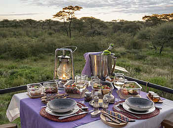 Onguma Camp Kala: Dream Cruiser Abendessen