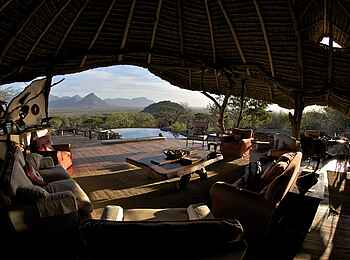 Sarara Camp: Ausblick von der Lounge Sarara Camp: Ausblick von der Lounge