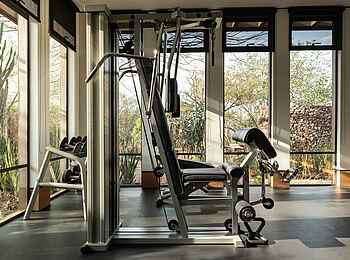 Singita Kilima Villa: Im Fitnessstudio Singita Kilima Villa: Im Fitnessstudio