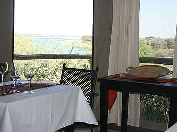 Taranga Safari Lodge: Frühstückstisch