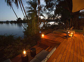 Thorntree River Lodge: Sunken Lounge Thorntree River Lodge: Sunken Lounge