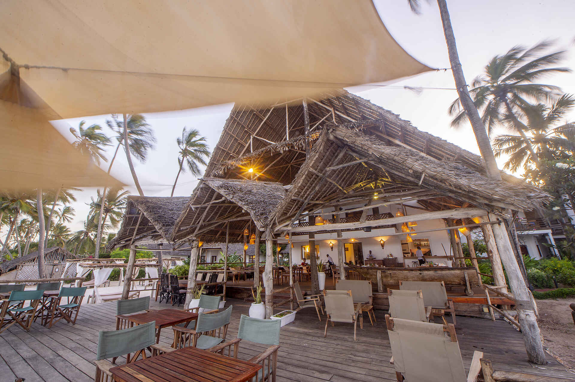 Villa Kiva Boutique Hotel: Der Zentralbereich mit Terrasse