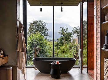 Singita Kwitonda Lodge: Gästebad mit Wanne Singita Kwitonda Lodge: Gästebad mit Wanne