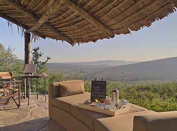 Klein's Camp: Ausblick von der Main Area