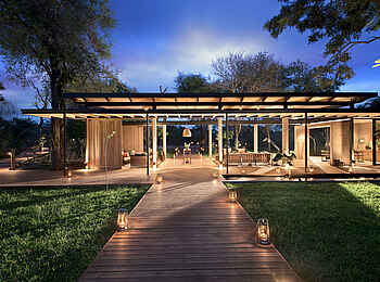 Lion Sands Ivory Lodge: Rezeption von Außen