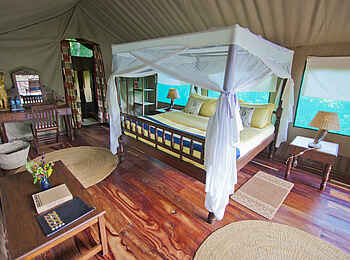 Mbali Mbali Gombe Lodge: Doppelbett