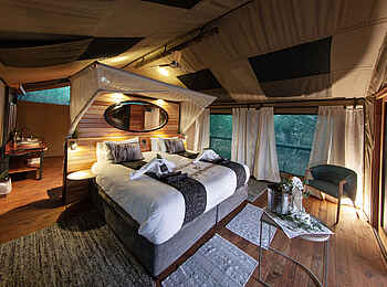 Mma Dinare Camp: Gästezelt Mma Dinare Camp: Gästezelt