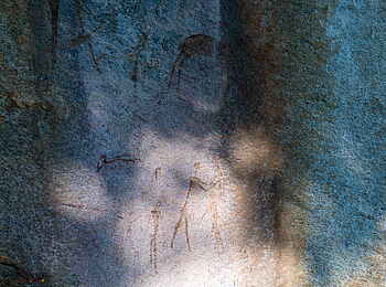 Musangano Lodge: Felsmalerien