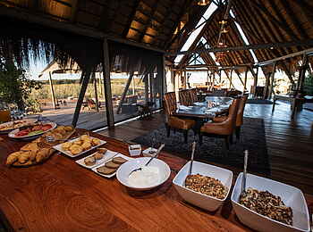 Selinda Camp: Frühstücksbuffet