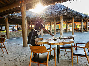 Bawe Island: Das The Sand Restaurant